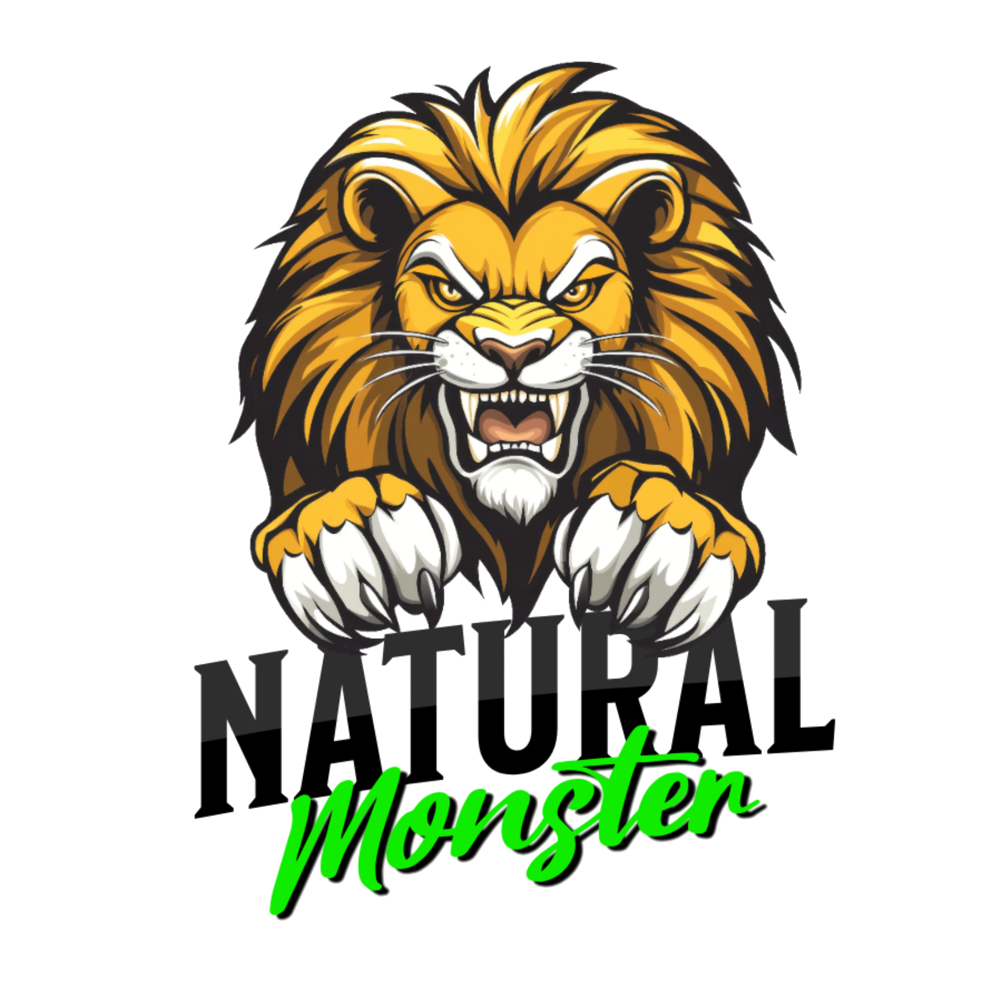 Natural Monster - logotipo quadrado